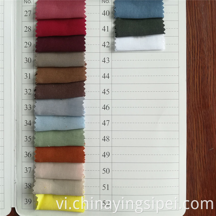 Stocklot Fashion style dyed polyester rayon fabrics